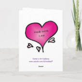 Mama, ich Liebe Sie - Karte (Rückseite)