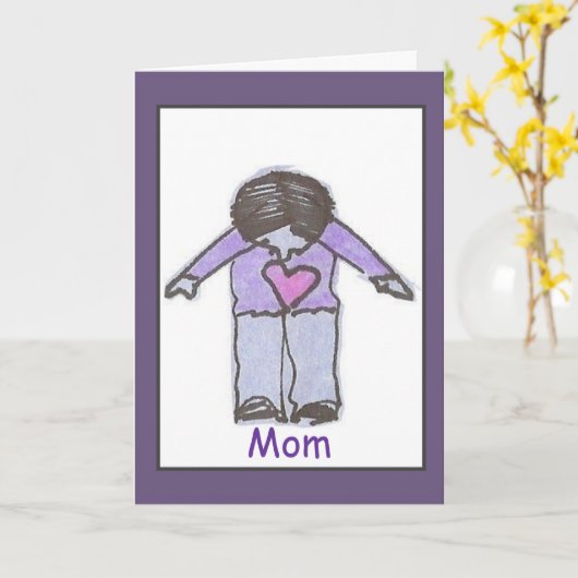 Mama, ich Liebe Sie - Karte (Gelbe Blume)