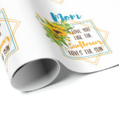 Mama ich Liebe Sie mögen die Sonnenblumen Lieben d Geschenkpapier (Rolleneckpunkt)
