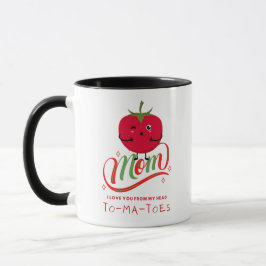 Mama ich Liebe Sie von meinem Kopf TOMATOES lustig Tasse