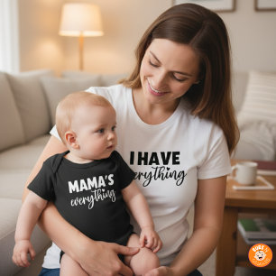 Mama & Ich passendes "Mama ist alles" Neugeborenes Baby Strampler