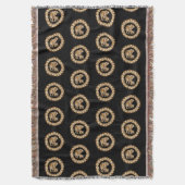 Mama, ich und Rose in Creme und Bronze Decke (Vorderseite Vertikal)