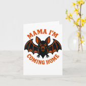Mama I'm Coming Zuhause Bat T-Shirt _1 Karte (Gelbe Blume)