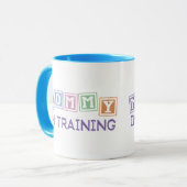 Mama im Training Tasse (Vorderseite Links)