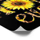 Mama immer Sonnenblume Poster (Ecke)