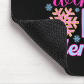 Mama In A Winter Onederland Bday Girl Sweet Snowfl Mousepad (Ecke)