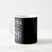 Mama In A Winter Onederland Birthday Girl Sweet Sn Kaffeetasse (Vorderseite Links)