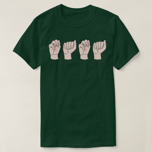 Mama in ASL T-Shirt (Design vorne)