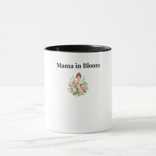 Mama in Bloom Blumenkaffeetasse Tasse (Zentrum)