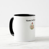 Mama in Bloom Blumenkaffeetasse Tasse (Vorderseite Links)