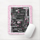 MAMA IN DEN VERSCHIEDENEN SPRACHEN MOUSEPAD (Mit Mouse)