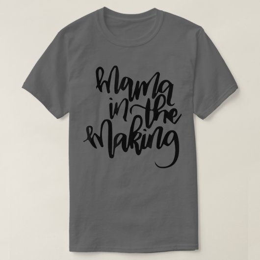 Mama in der Geburt Geschenk T-Shirt (Design vorne)