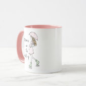 Mama in der Produktion Tasse (Vorderseite Links)