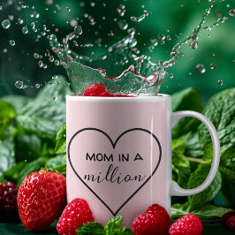 "Mama in einer Million" Tasse des Herzens | Mutter
