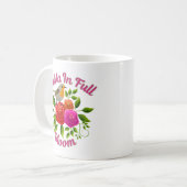 Mama in Full Bloom - Inspiration Frühling MaMa Bir Kaffeetasse (Vorderseite Links)