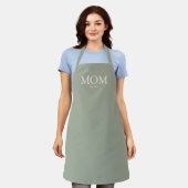 Mama in grün gewohnt Datum modern Schürze (Getragen)