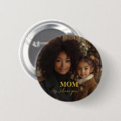 Mama in Liebe Button (Vorne & Hinten)