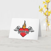 Mama in meiner Herzkarte Karte (Gelbe Blume)