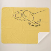 Mama in spe sherpadecke (Vorderseite (Horizontal))