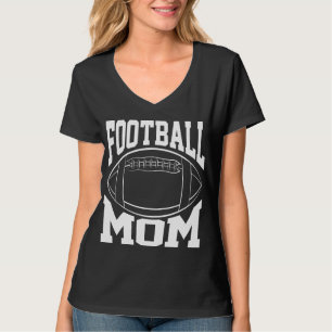 Mama in Weiß mit Spielername und Spielernummer T-Shirt