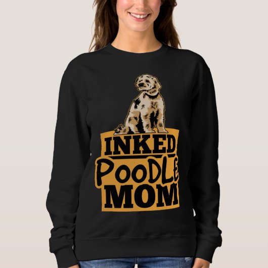 Mama "Inacktes Poodle" Sweatshirt (Vorderseite)