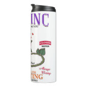 Mama Inc. Services umfassen Babysitting Funny Mthe Thermosbecher (Nach rechts gedreht)