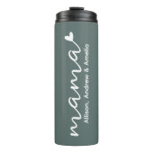 Mama | Individuelles modernes Schrift-Skript Mutte Thermosbecher (Vorderseite)