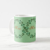 MAMA Irische Rose Tasse Muttertag (Vorderseite Links)