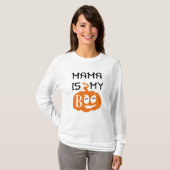 Mama is my Boo, Black and Orange Design T-Shirt (Vorne ganz)