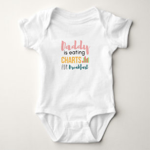 Mama isst zum Frühstück Charts Baby Strampler