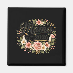 Mama ist 2026 Ft Muttertag 2026 Floral Mom Magnet