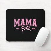 Mama ist 2026 kokette Schleife werdende Mutter neu Mousepad (Mit Mouse)