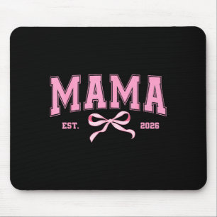 Mama ist 2026 kokette Schleife werdende Mutter neu Mousepad