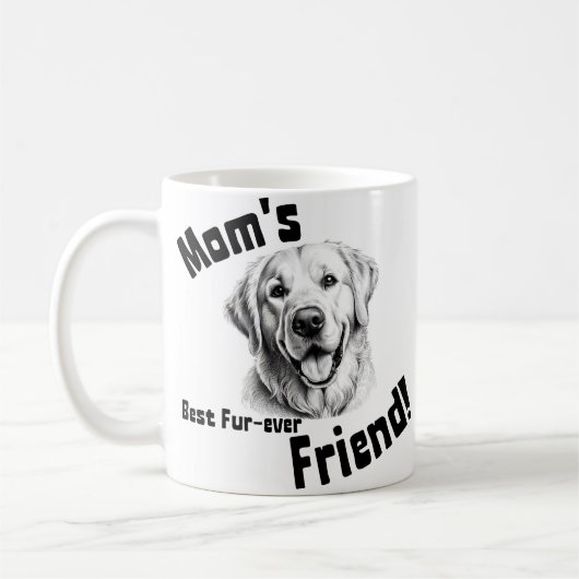 Mama ist der beste Freund aller Zeiten! Kaffeetasse (Links)