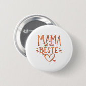 Mama ist die Beste Button (Vorne & Hinten)