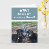 Mama ist die beste Muttertagskarte Karte (Gelbe Blume)