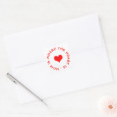 Mama ist dort, wo das Herz ist Quadratischer Aufkleber (Umschlag)