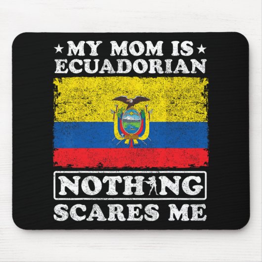 Mama ist ecuadorianisch nichts interessiert mich E Mousepad (Vorne)