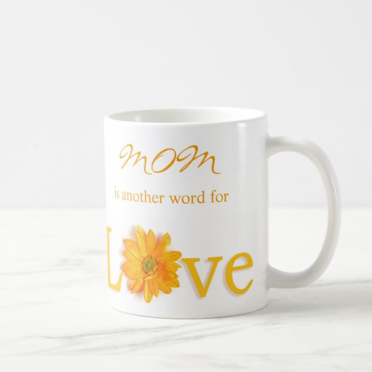 Mama ist ein anderes Wort für Liebe-Tasse Kaffeetasse (Rechts)