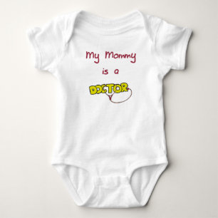 Mama ist ein Doktor Baby T-Shirt Strampler
