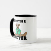 Mama ist ein Doktor Mug Tasse (Vorderseite Links)