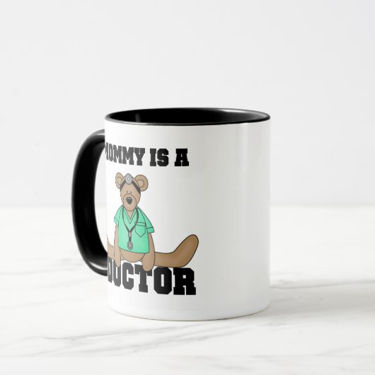 Mama ist ein Doktor Mug Tasse (Vorderseite Links)