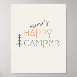 Mama ist ein glücklicher Camper. Poster & Prints