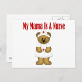 Mama ist ein Krankenbär Postkarte (Vorne/Hinten)