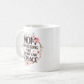 Mama ist ein Segen, den niemand ersetzen kann, Mut Kaffeetasse (Vorderseite Links)