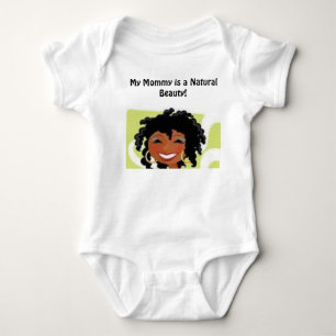 Mama ist eine natürliche Schönheit Baby Strampler