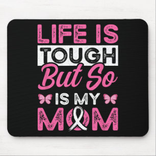 Mama ist eine Überlebende Pink Ribbon Brustkrebs P Mousepad