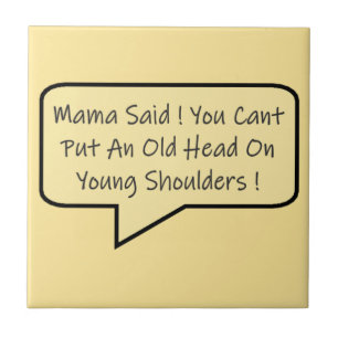 MAMA IST EINE WISSENE MESSAGE TYPE GRAPHICS FÜR FR FLIESE