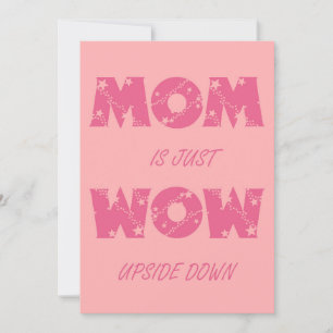 Mama ist einfach Wow Feiertagskarte
