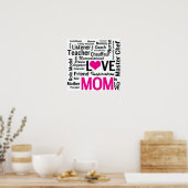 Mama ist Liebe - Multitasking-Do-it-All-Mama-Poste Poster (Küche)